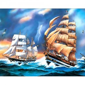 Гоблен за шиене - Прекрасни кораби GA 4678