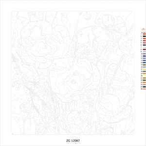 Цветна хармония - Картина по номера ZP 12087