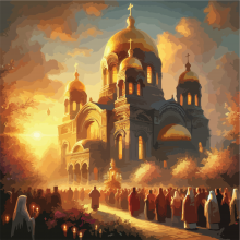 RZ 303156 Диамантен гоблен - Великден