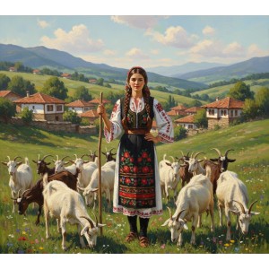 Рисуване по номера - Селянка ZG 11917