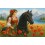 Момиче с кон - Диамантен гоблен LD 405166