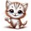 Котенце - Диамантен гоблен  GI 303202