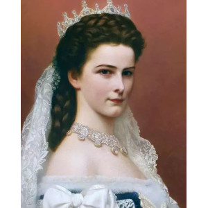 Диамантен гоблен „Императрица Сиси (Елизабет Баварска)