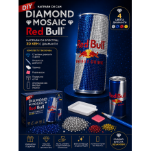 Направи си сам комплект „Red Bull“ – 3D кен с диамантена мозайка Направи си сам комплект „Red Bull“ – 3D кен с диамантена мозайка