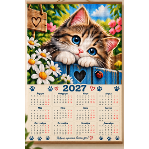 Сладко коте – Диамантен календар 2027
