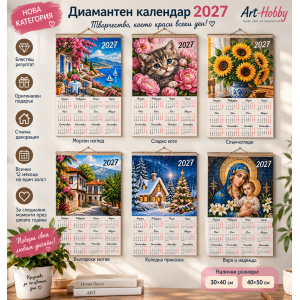 Сладко кученце – Диамантен календар 2027