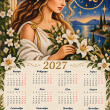 Дева– Диамантен календар 2027 със зодиакален знак