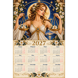 Везни– Диамантен календар 2027 със зодиакален знак