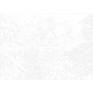 Рисуване по номера - СНЕЖЕН ЗАМЪК ZG 5312