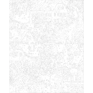 Комплект за рисуване по номера - Дома в Унтерах-на-Аттерзе. Густав Климт ZG 6447
