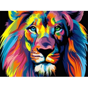 Картина по номера - Шарен Лъв  ZE 5250