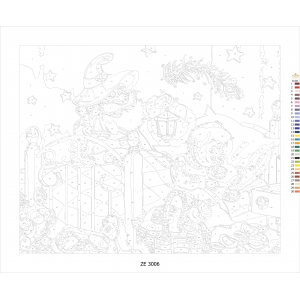 Картина по номера - Вълшебник ZE 30061