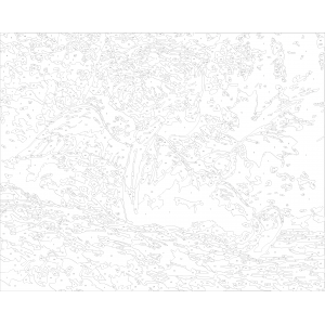 Картина по номера -  Ангел  ZG 0019