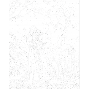 Картина по номера - Среща  ZG 0035