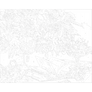 Картина по номера - Цветя  ZG 0057