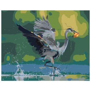 Картина по номера - Чапла ZG 0073