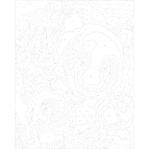 Картина по номера - Панди ZE 3084 