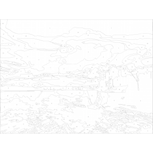 Картина по номера - Езеро ZE 3132 