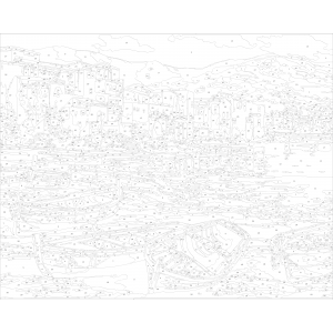 Картина по номера - Лодки ZG 0135