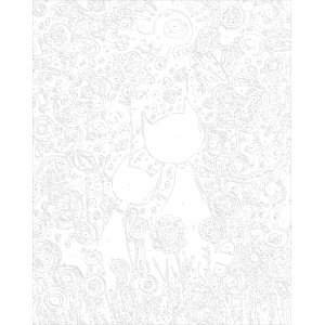 Картина по номера - Котки ZG 0179