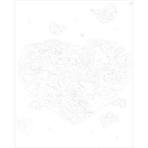 Картина по номера - Пеперуди FLU 17