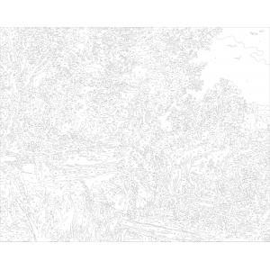 Картина по номера - Диво езерце ZG 2274
