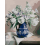 Картина по номера - Цветя в синя ваза ZG 0299