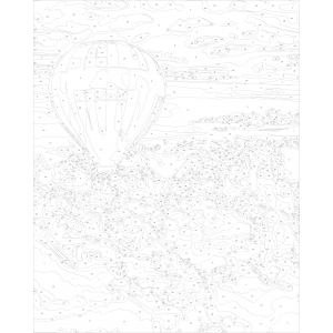 Картина по номера - Балон ZG 0301