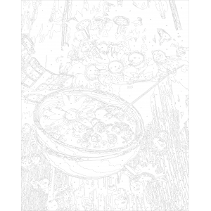 Картина по номера - Лайка и касис ZG 0325