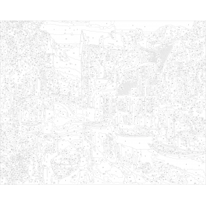 Картина по номера - Вечерна улица ZG 0335