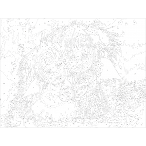 Картина по номера -  Ангели ZE 3184