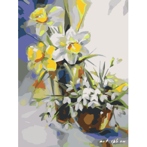 Картина по номера - Нарциси  ZE 3191