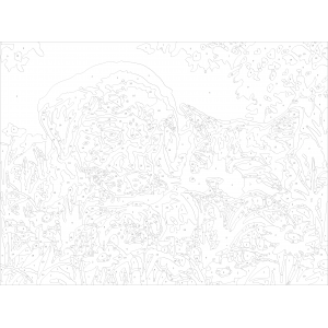 Картина по номера - Верни приятели ZE 3195