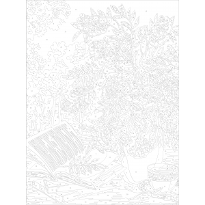 Картина по номера - Есенен пейзаж ZE 3204