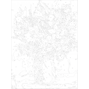 Картина по номера - Нарциси ZE 3222