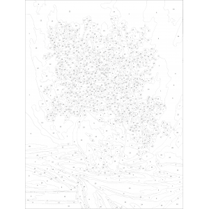 Картина по номера - Пролетни цветя ZE 3228