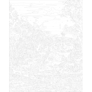 Комплект за рисуване по номера - Градски пейзаж ZG 22873