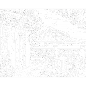 Картина по номера - Морска тераса ZE 6060