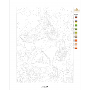Картина по номера -  Малка лисица ZE 3296