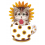 Картина по номера - Котенце с диня ZE 3301 Картина по номера - Котенце с диня ZE 3301
