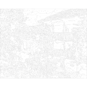 Картина по номера - Старо село ZE 3316
