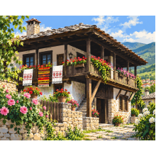 Картина по номера - Селска къща ZE 33281