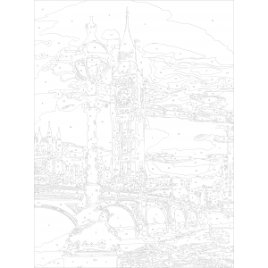 Картина по номера - Биг Бен ZE 3332