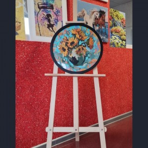 ДИАМАНТЕН ГОБЛЕН С КРЪГЛА ФОРМА - Патица DRL 039