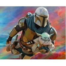 Комплект за рисуване по номера - Йода Star Wars EX 7609