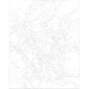 Картина по номера - Розови цветя ZG 0491