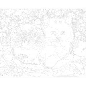 Прекрасни котки - Картина по номера ZG 0582