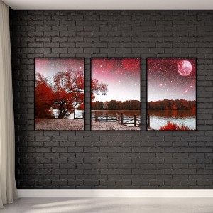 Рисуване по номера - Триптих - Есен PG 012