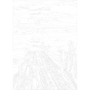 Вечерно езеро - Картина по номера ZG 0596