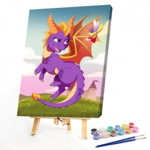 Spyro дракон - Картина по номера ZG 0656